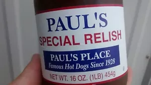 Pauls Place Hot Dog Relish 16 oz - Foto 1 di 1