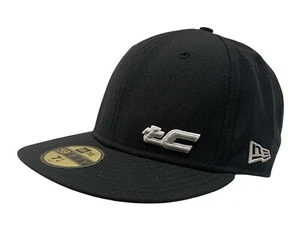 NWOT New Era 5950 Fitted 100% Wool Cap Hat Mens Size 7 1/4 Toyota Scion tC Black - Picture 1 of 6