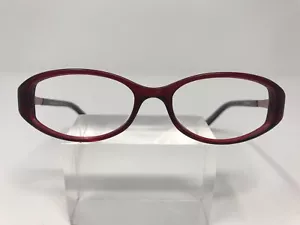Adrienne Vittadini Eyeglasses Italy Frame AV1068 Red Plastic 52-17 Full Rim L599 - Picture 1 of 12