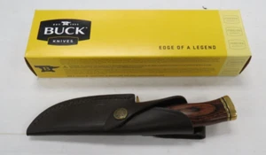 BUCK 192 FIXED BLADE KNIFE WITH SHEATH 0192BRS-B VANGUARD USA - Picture 1 of 6