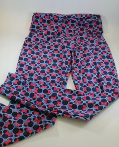 Lularoe Minnie Maus Ohren Betriebssystem Leggings rosa & blau - Bild 1 von 3