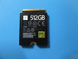 SSD 512 GB genuino Microsoft Surface NVMe 2230 1911 M1245442-001 llave M # 424 - Imagen 1 de 3