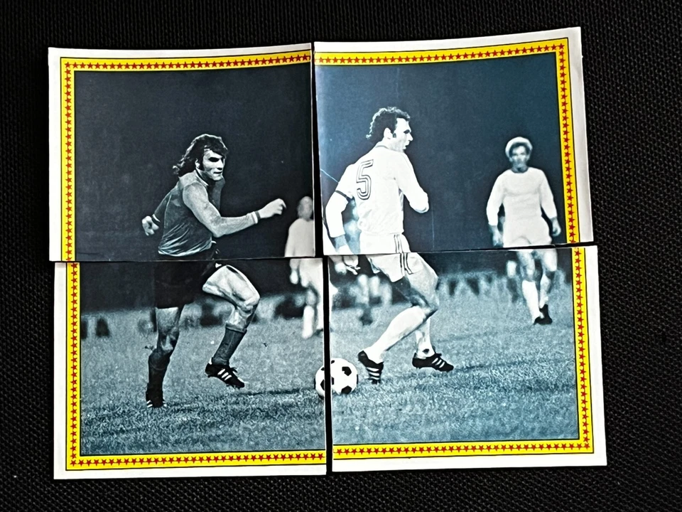 4 STICKERS PANINI FOOT 1980 ST ETIENNE BAYERN # 572 A 575 RECUP REMOVED BON ETAT - Photo 1/1