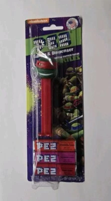 Dispensador de caramelos Teenage Mutant Ninja Turtles TMNT 2014 rojo Raphael PEZ Foto 1 de 2