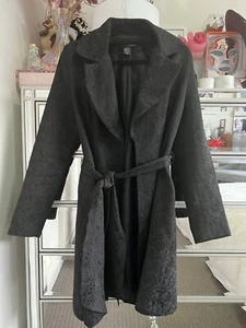 xcepsion Jacket Women small Black Wrap Around In Excellent Condition It50 - Picture 1 of 7