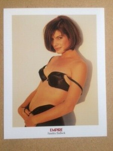SANDRA BULLOCK Original Vintage Empire Magazine Photo Print Card (SP)