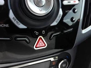 D Ford Focus MK3 Chrom Rahmen für Schalter - Warnblinker Edelstahl Focus MK 3 - Picture 1 of 3