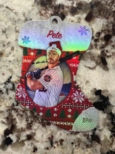 2024 TOPPS HOLIDAY TIN EXCLUSIVE DIE CUT ORNAMENT NEW YORK METS PETE ALONSO - Picture 1 of 1