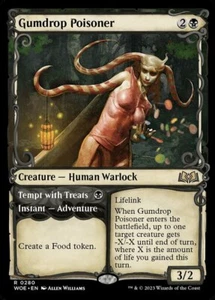 x1 Gumdrop Poisoner // Tempt with Treats - Foil - Showcase R MTG Wilds of Eldrai - Picture 1 of 1