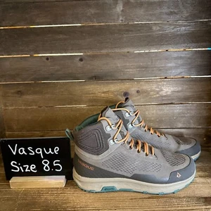 New Womens Vasque Breeze LT NTX Brown Suede Waterproof Mid Hiking Boots Size 8.5 - Picture 1 of 6