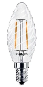 2W LED Filament Candle Lamp, ST35, E14 - PHILIPS LIGHTING - Picture 1 of 2