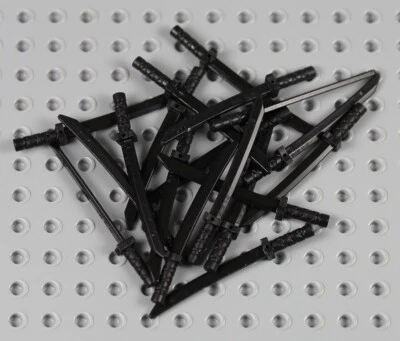 LEGO - Katana Swords - PICK COLORS - Minifigure Weapon Shamshir Knight Samurai - Image 1 of 2
