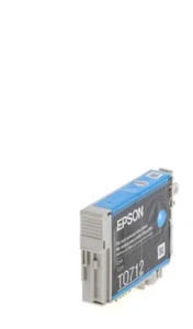 INCHIOSTRO CARTUCCIA EPSON (T0712 GHEPARDO) ORIGINALE COLORE CYAN CIANO - Afbeelding 1 van 6