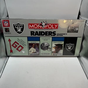 NFL Raiders Monopoly Game Collector's Edition 2004 Sealed Rare - Picture 1 of 7