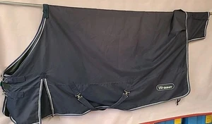 John Whitaker 0g Turnout rug 6'6”. Navy Blue.(Ref:145G) - Picture 1 of 8