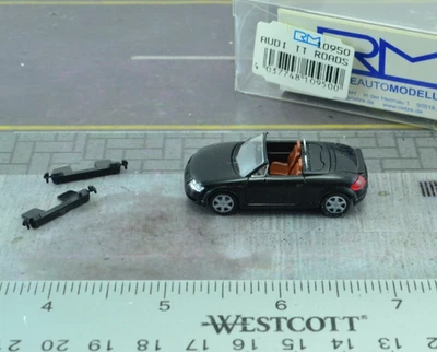 Coche cupé Rietze 10950 AUDI TT Roadster negro escala 1:87 HO Foto 1 de 2