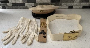 WWII Marine Corp Eagle Globe Screw Back Pins Military Cap Belt Gloves USMC - Picture 1 of 24