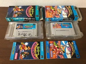 (Set of 2) Mickey's Magical Adventure 1 2 Super Famicom SFC From Japan - Picture 1 of 8