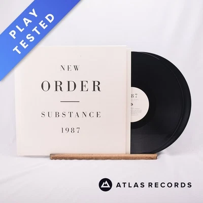 New Order Substance A1 B1 C1 D1 Embossed Sleeve Double LP Vinyl Record - EX/VG+ Foto 1 de 4