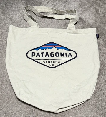 Bolso de Mano Patagonia Lona Logo Piedra Blanqueada Foto 1 de 4