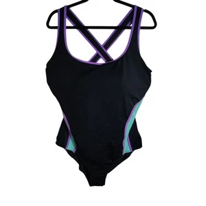 Badeanzüge für alle Damen Einteiler Badeanzug Schwarz Neu Größe 24 - Bild 1 von 6