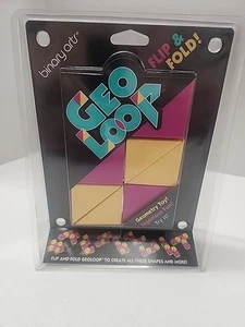 NEW Vintage GeoLoop Binary Arts Flip & Fold Geometry Puzzle Game. The Smart Toy - Picture 1 of 2