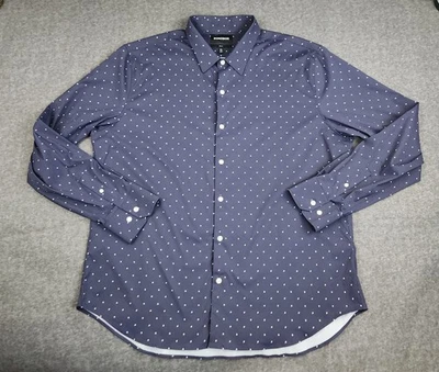 Bonobos Shirt Mens 2XL Blue Long Sleeve Button Up Performance Stretch Slim Fit - Image 1 of 4