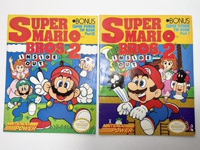 Super Mario Bros. 2 Nintendo NES Inside Out Strategy Guide Hint Book Part I & II