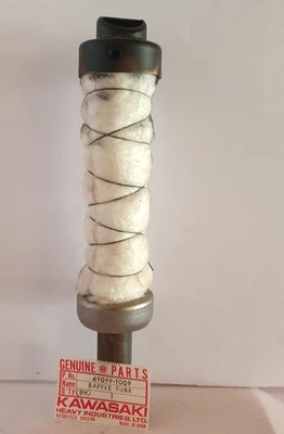 KAWASAKI 49099-1009 EXHAUST BAFFLE SPARK ARRESTOR.  N.L.A. Rare Spare - Image 1 of 2
