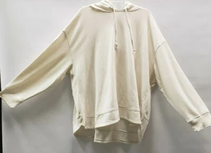 Universal Thread Womens Plus Fleece Hooded Sweatshirt Cream off white size 4X - Picture 1 of 2