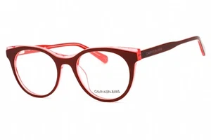 CALVIN KLEIN JEANS CKJ19511-609-51 Eyeglasses Size 51mm 19mm 135mm burgundy Wom - Picture 1 of 5
