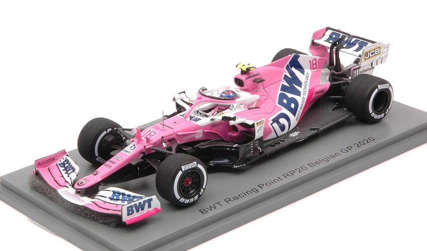 Bwt Racing Point Rp20 Lance Stroll 2020 #18 Belgian Gp 1:43 Model S6497 - Immagine 1 di 1