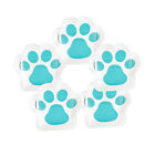 5Pcs Small Cat Paw Shape Rubycell Makeup Puffs Toast Bread Air Cushion Dry Wet A