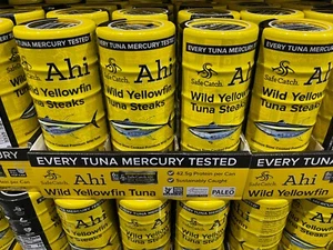 6x Safe Catch Ahi Wild Gelbflossenthunfisch Fisch Steak Meeresfrüchte gekocht Premium Deliciou - Bild 1 von 11
