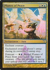 MTG - Dissension - Plumes of Peace - 2X - Foil - NM