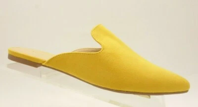 НОВЫЕ городские классифицированные повседневные горки женские 8,5 горчичные желтые туфли на плоской подошве - Изображение 1 из 4