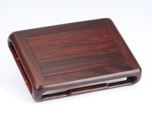 Mesa rectangular de palisandro soporte pecera florero bonsái estante base de exhibición - Imagen 1 de 4