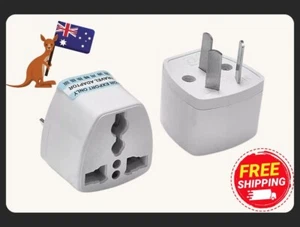 US UK EU Universal to AU Australia AC Power Adapter Plug Travel Wall Converter - Picture 1 of 13