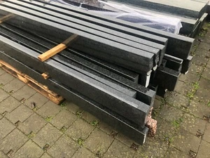 Grabeinfassung Einfassung Urnengrab Bord Naturstein schwarz Grabstein Impala - Bild 1 von 9