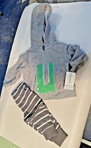 Alligator Full Zip Up Jacket And Pants Boy Carters 6 Mos New B5 Fleece cotton - Picture 1 of 5