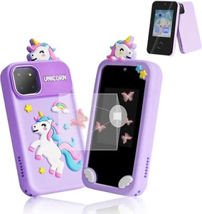 Kids Smart Phone for Girls Gifts Touchscreen Christmas Birthday Gift Purple US - Picture 1 of 7
