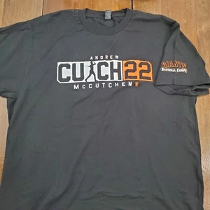 Camiseta Andrew McCutchen 22 SF Giants Campamento de Béisbol Negra XL MLB Tultex - Imagen 1 de 9