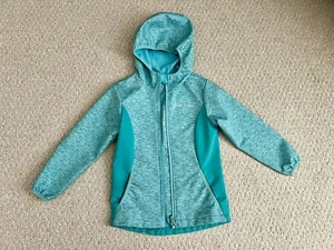 Girls Size 5/6 Free Country Softshell Jacket Turquoise  Water & Wind Resistant - Picture 1 of 6