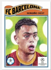 2021 Topps UCL Living Set UEFA Champions Sergino Dest #318 FC Barcelona USMNT - Picture 1 of 2