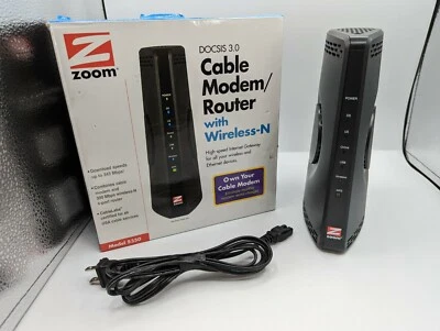 Zoom Cable Modem/Router with Wireless N Series 1092 Model 5350 - Image 1 of 4
