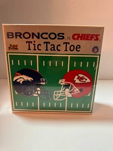 Broncos Vs Chiefs Tick Tac Toe NFL - Picture 1 of 8