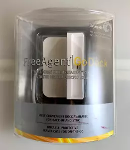 Seagate FreeAgent Go Dock Hard Drive HD Desktop Mobile Dock With Travel Case NIB - Picture 1 of 2