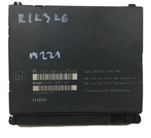 MB MERCEDES S-CLASS W221 10-13 REAR SEATS CONTROL UNIT BOX ECU MODULE TEMIC - Picture 1 of 5