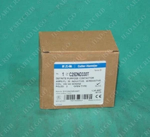 Eaton, C25DND330T, contactor martillo cortador 3 polos 24 VCA OEM original - Imagen 1 de 5