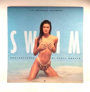 1992 Swimwear Calendar / 12 Pin-Up Style Beauties / Swim Publishing Corp. / VF- - Bild 1 von 3